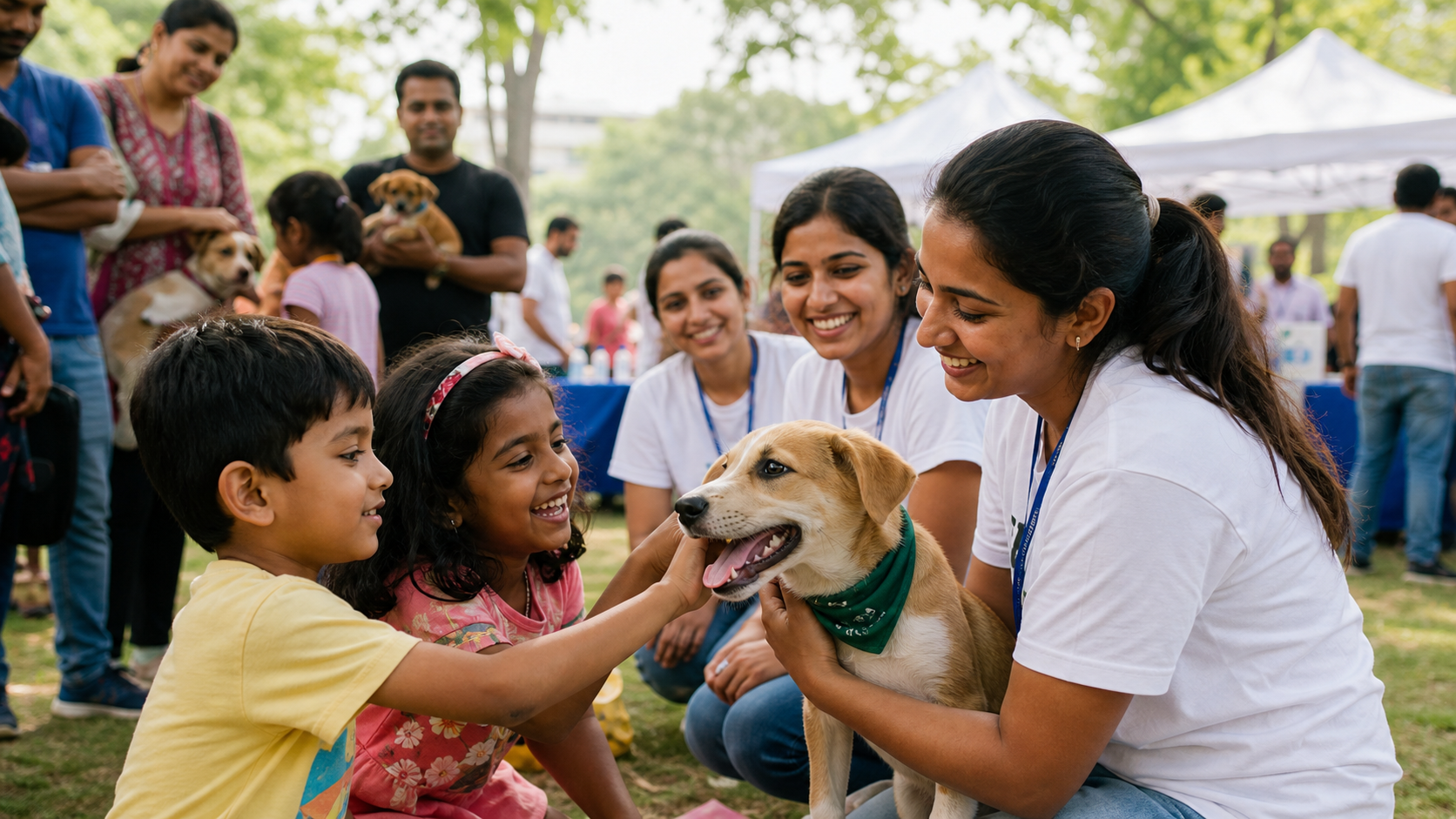 Community adoption and vaccination camp in India
