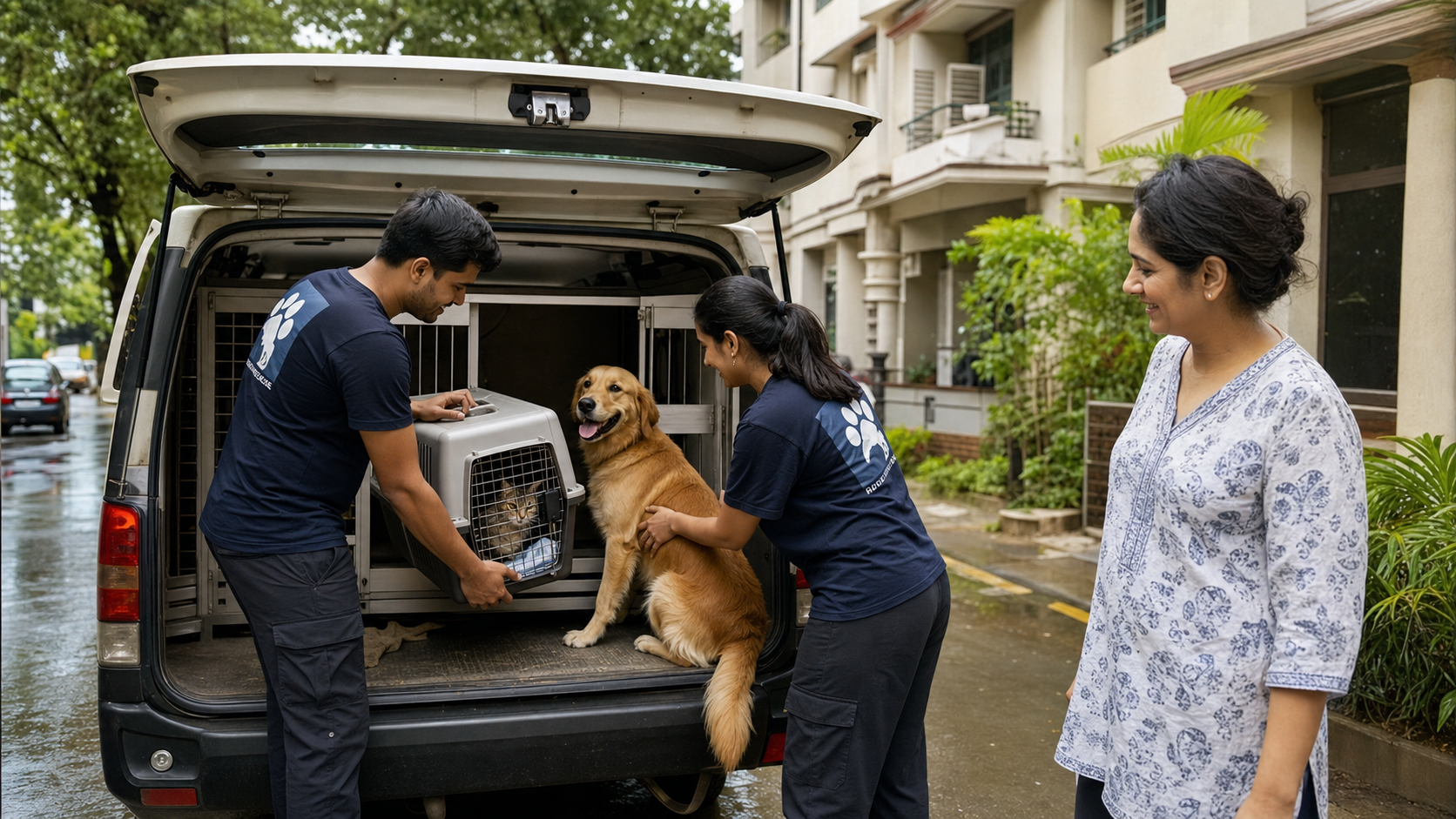 Animal ambulance team helping rescued animals in Mumbai